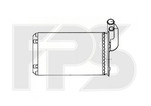 Радіатор пічки Renault 19, Clio, Kangoo, Megane, Scenic, 7701033457, 7701034551, 7701204680, 7701205449